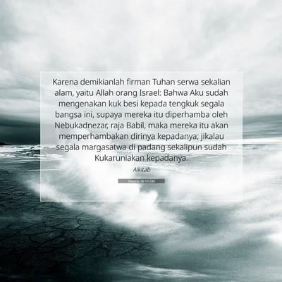 Yeremia 28:14 IDN Gambar Ayat Alkitab