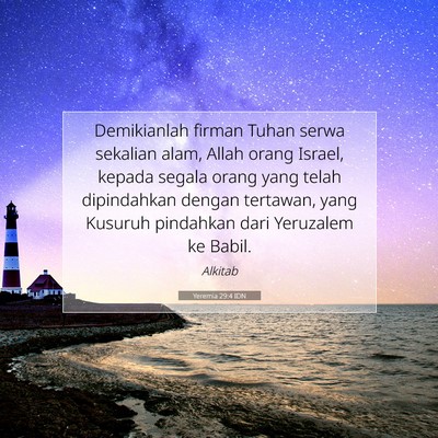 Yeremia 29:4 IDN Gambar Ayat Alkitab