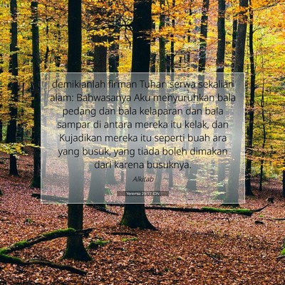 Yeremia 29:17 Ayat Alkitab Dijelaskan
