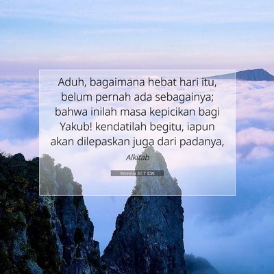 Yeremia 30:7 IDN Gambar Ayat Alkitab