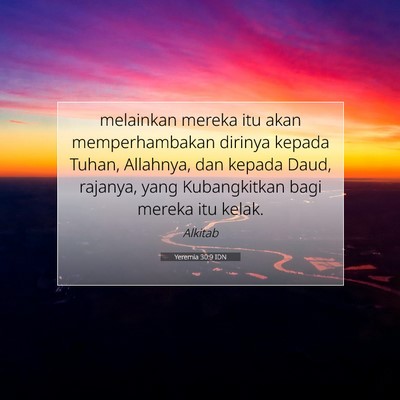 Yeremia 30:9 IDN Gambar Ayat Alkitab
