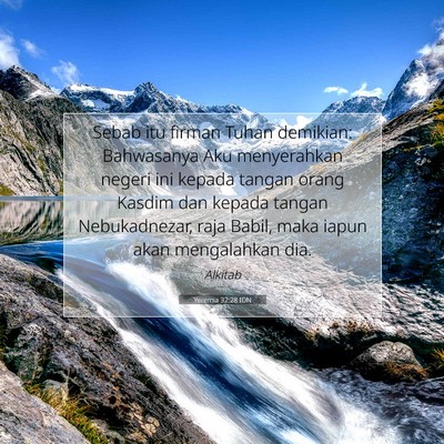 Yeremia 32:28 Ayat Alkitab Dijelaskan