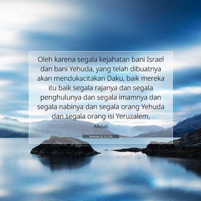 Yeremia 32:32 Ayat Alkitab Dijelaskan