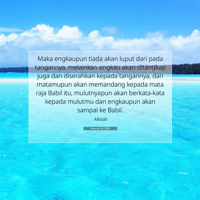 Yeremia 34:3 IDN Gambar Ayat Alkitab
