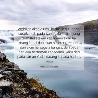 Yeremia 36:2 IDN Gambar Ayat Alkitab
