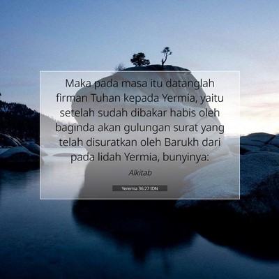 Yeremia 36:27 IDN Gambar Ayat Alkitab