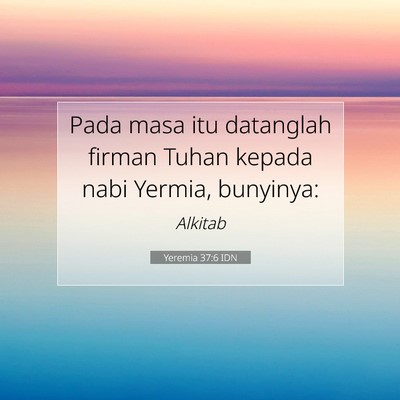 Yeremia 37:6 Ayat Alkitab Dijelaskan
