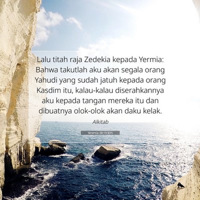 Yeremia 38:19 Ayat Alkitab Dijelaskan