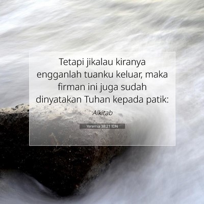 Yeremia 38:21 Ayat Alkitab Dijelaskan