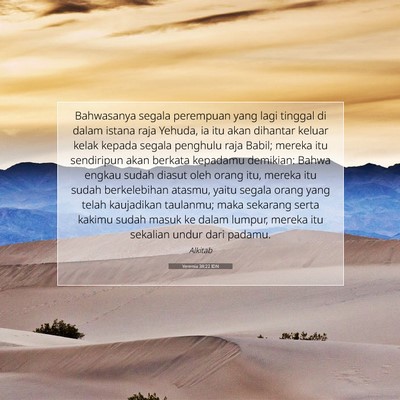 Yeremia 38:22 IDN Gambar Ayat Alkitab