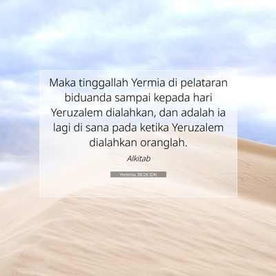 Yeremia 38:28 IDN Gambar Ayat Alkitab