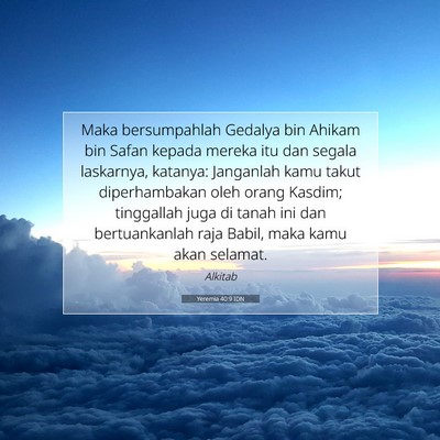 Yeremia 40:9 IDN Gambar Ayat Alkitab