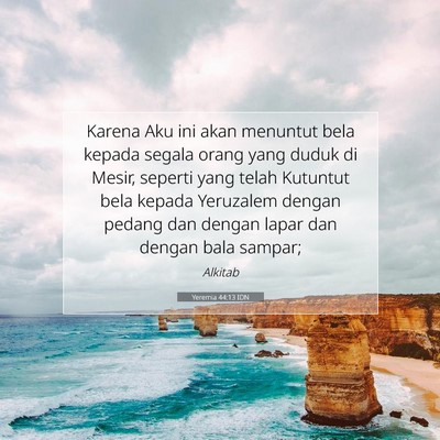 Yeremia 44:13 Ayat Alkitab Dijelaskan