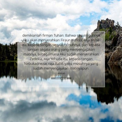 Yeremia 44:30 Ayat Alkitab Dijelaskan
