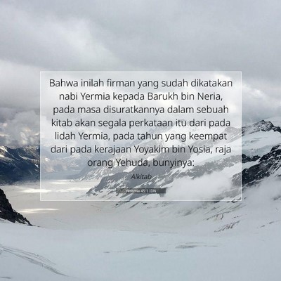Yeremia 45:1 IDN Gambar Ayat Alkitab