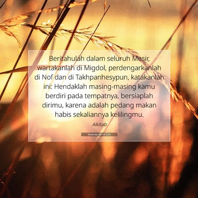 Yeremia 46:14 IDN Gambar Ayat Alkitab
