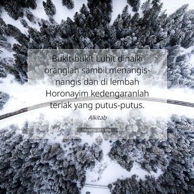 Yeremia 48:5 Ayat Alkitab Dijelaskan