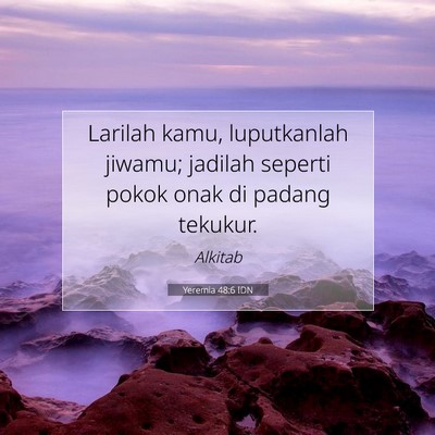 Yeremia 48:6 IDN Gambar Ayat Alkitab