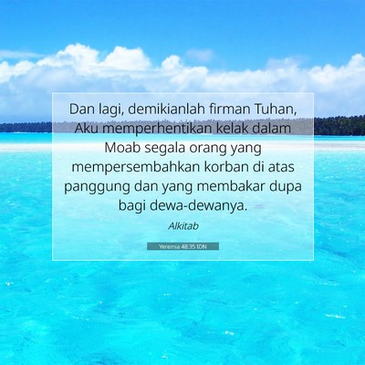 Yeremia 48:35 Ayat Alkitab Dijelaskan