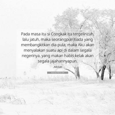 Yeremia 50:32 Ayat Alkitab Dijelaskan