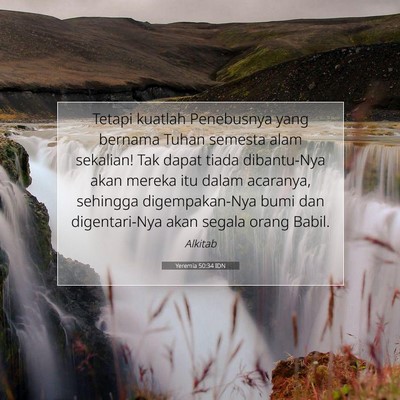 Yeremia 50:34 IDN Gambar Ayat Alkitab