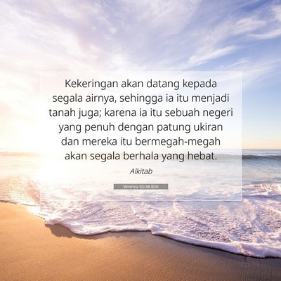 Yeremia 50:38 Ayat Alkitab Dijelaskan