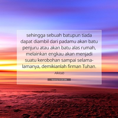 Yeremia 51:26 Ayat Alkitab Dijelaskan