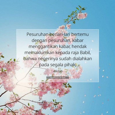 Yeremia 51:31 Ayat Alkitab Dijelaskan