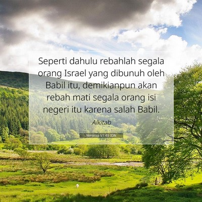 Yeremia 51:49 IDN Gambar Ayat Alkitab