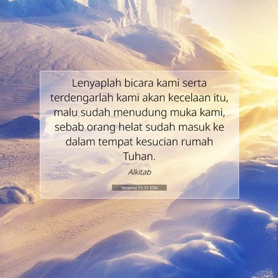 Yeremia 51:51 IDN Gambar Ayat Alkitab
