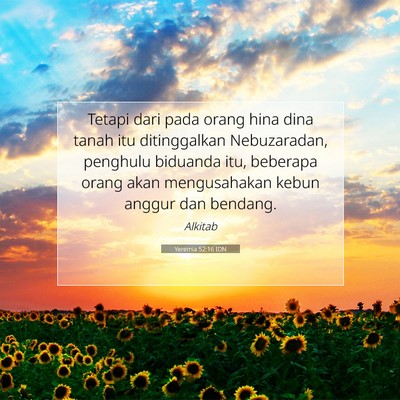 Yeremia 52:16 Ayat Alkitab Dijelaskan