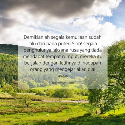 Ratapan 1:6 Ayat Alkitab Dijelaskan