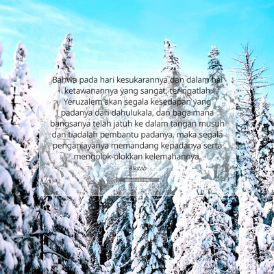 Ratapan 1:7 Ayat Alkitab Dijelaskan