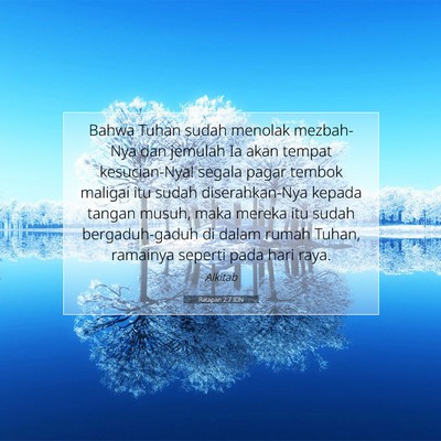 Ratapan 2:7 IDN Gambar Ayat Alkitab