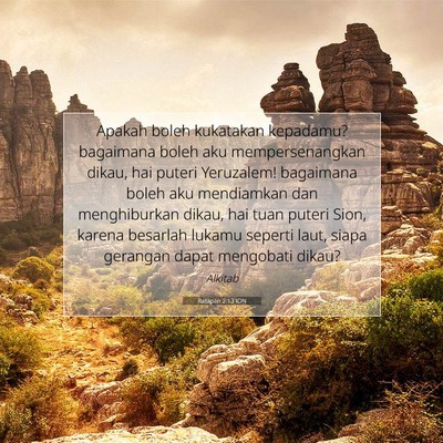 Ratapan 2:13 IDN Gambar Ayat Alkitab