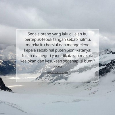 Ratapan 2:15 IDN Gambar Ayat Alkitab