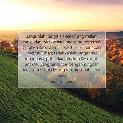 Ratapan 2:19 IDN Gambar Ayat Alkitab