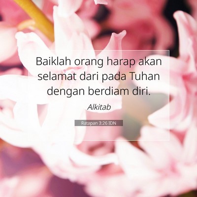 Ratapan 3:26 IDN Gambar Ayat Alkitab