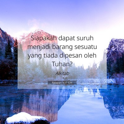 Ratapan 3:37 IDN Gambar Ayat Alkitab