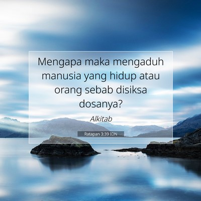 Ratapan 3:39 IDN Gambar Ayat Alkitab
