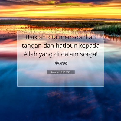 Ratapan 3:41 IDN Gambar Ayat Alkitab