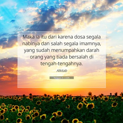 Ratapan 4:13 IDN Gambar Ayat Alkitab