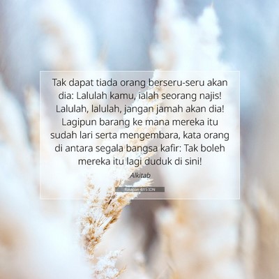 Ratapan 4:15 IDN Gambar Ayat Alkitab