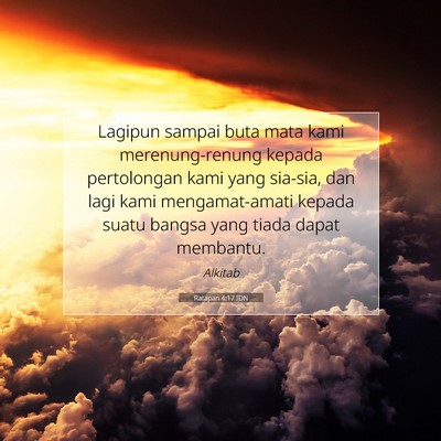 Ratapan 4:17 IDN Gambar Ayat Alkitab