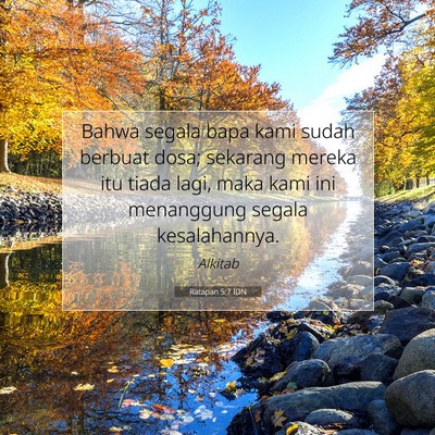 Ratapan 5:7 IDN Gambar Ayat Alkitab