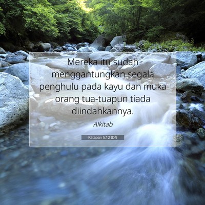 Ratapan 5:12 IDN Gambar Ayat Alkitab