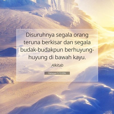 Ratapan 5:13 IDN Gambar Ayat Alkitab