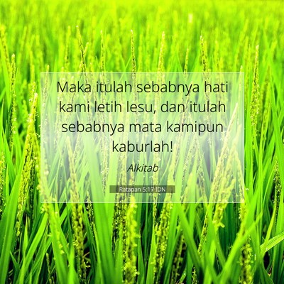 Ratapan 5:17 IDN Gambar Ayat Alkitab