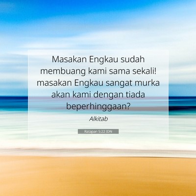 Ratapan 5:22 Ayat Alkitab Dijelaskan
