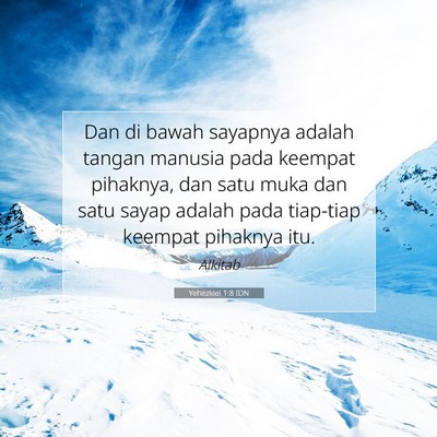 Yehezkiel 1:8 Ayat Alkitab Dijelaskan